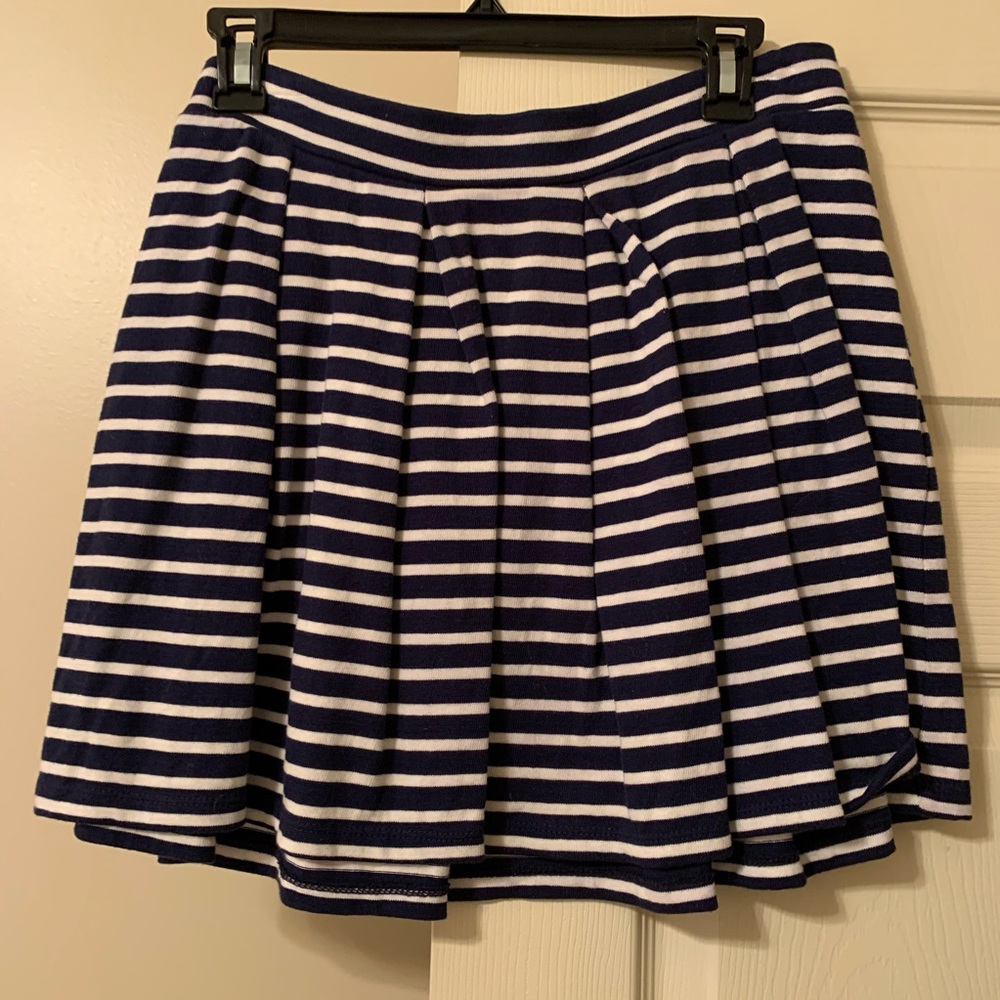 Navy and White winter skirt